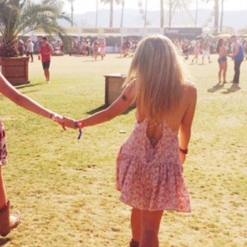 Free People Floral Swing Dress
